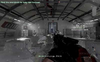 Start from shooting down four guards, it's shouldn't be a problem because you will be in slow motion mode - Highmile Jack - SpecOps missions - Call of Duty: Modern Warfare 3 - Game Guide and Walkthrough