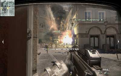 Walk outside and kill some enemies that will attacked you from the left side - Toxic Paradise - SpecOps missions - Call of Duty: Modern Warfare 3 - Game Guide and Walkthrough