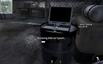 Once the road is clear get outside and use computer standing on the barrel - Firewall - SpecOps missions - Call of Duty: Modern Warfare 3 - Game Guide and Walkthrough
