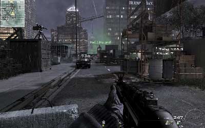 Start moving toward construction side but don't fight with enemies - Firewall - SpecOps missions - Call of Duty: Modern Warfare 3 - Game Guide and Walkthrough