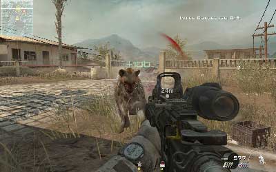 From time to time you will be attacked by hyenas (they are attacking in pairs) - Fatal Extraction - SpecOps missions - Call of Duty: Modern Warfare 3 - Game Guide and Walkthrough
