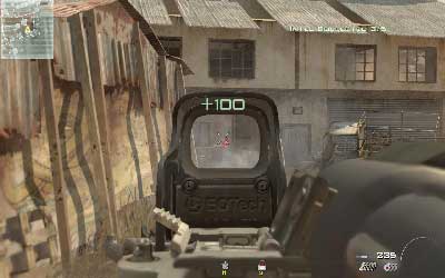 On the left side there is a building with big group of enemies - Fatal Extraction - SpecOps missions - Call of Duty: Modern Warfare 3 - Game Guide and Walkthrough