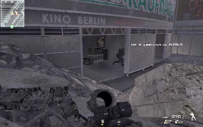 Move outside and start shooting at enemies on the street - Little Bros - SpecOps missions - Call of Duty: Modern Warfare 3 - Game Guide and Walkthrough