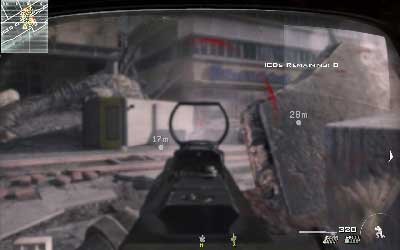 Now move outside and from cover start shooting at enemies - Invisible Threat - SpecOps missions - Call of Duty: Modern Warfare 3 - Game Guide and Walkthrough