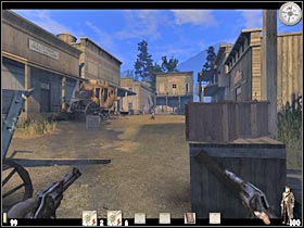 You will have to be very careful here - Chapter III: Level 1 Walkthrough - Chapter III - Call of Juarez - Game Guide and Walkthrough