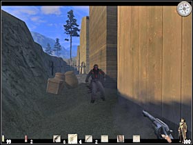 I wouldn't recommend leaving this area just yet - Chapter III: Level 2 Walkthrough - Chapter III - Call of Juarez - Game Guide and Walkthrough