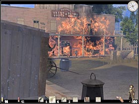 Make sure that you've taken care of all enemy units (#1) - Chapter III: Level 2 Walkthrough - Chapter III - Call of Juarez - Game Guide and Walkthrough