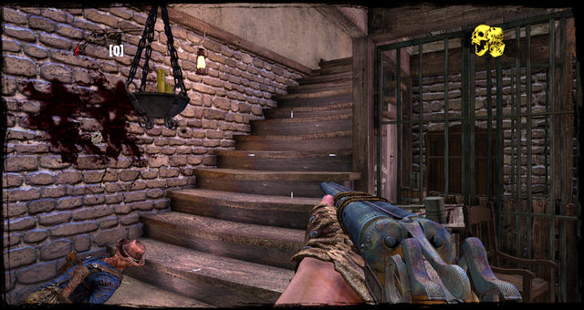 Stair up - Episode 2 - A Fistful of Hot Lead - Walkthrough - Call of Juarez: Gunslinger - Game Guide and Walkthrough