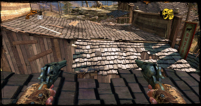 The view before the jump - Episode 2 - A Fistful of Hot Lead - Walkthrough - Call of Juarez: Gunslinger - Game Guide and Walkthrough