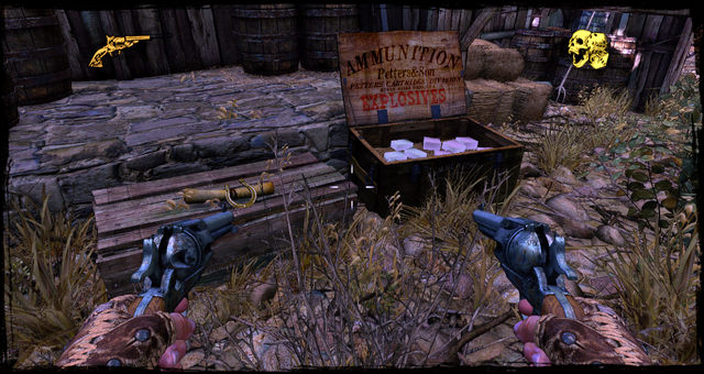 The second secret and ammo - Episode 2 - A Fistful of Hot Lead - Walkthrough - Call of Juarez: Gunslinger - Game Guide and Walkthrough