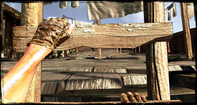 Go down the ladder - Episode 8 - They Call Me Bounty Hunter - Walkthrough - Call of Juarez: Gunslinger - Game Guide and Walkthrough