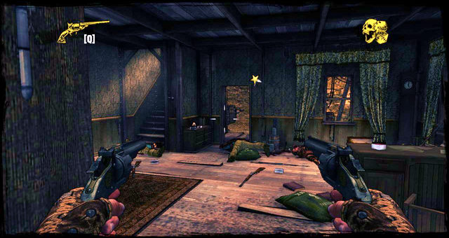 Smiths' cabin, probably - Episode 8 - They Call Me Bounty Hunter - Walkthrough - Call of Juarez: Gunslinger - Game Guide and Walkthrough