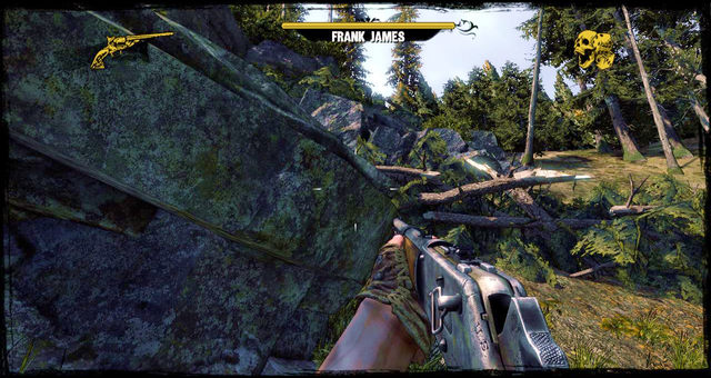 Take cover to evade Frank's bullets - Episode 13 - Without Forgiveness - Walkthrough - Call of Juarez: Gunslinger - Game Guide and Walkthrough