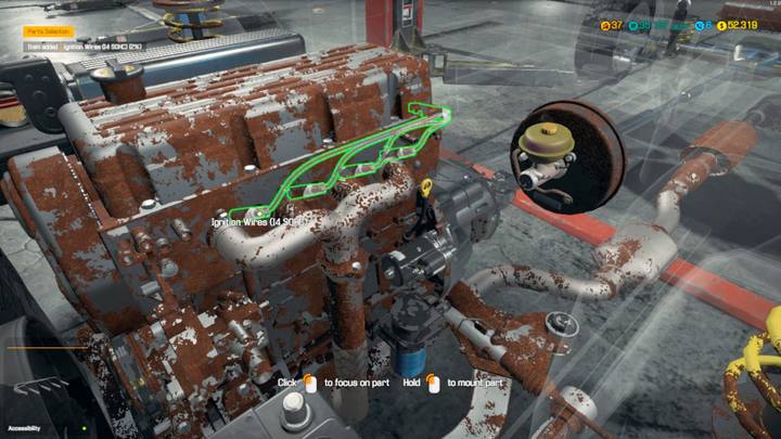 Its easy to miss the ignition wires - Order 25 - Salem Kieran | Car Mechanic Simulator 2018 Walkthrough - Story orders - Car Mechanic Simulator 2018 Game Guide