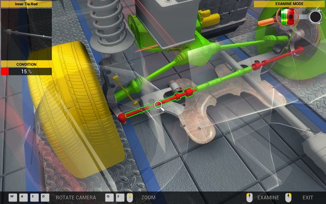 The steering wheel won't help us driving well without well working tie rods. - Order 37 - Revton Van - Orders - Second garage - Car Mechanic Simulator 2014 - Game Guide and Walkthrough