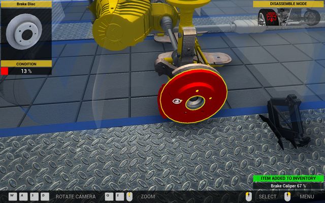 So heavily damaged brake disc causes faster wearing of brake pads. - Order 43 - Revton Van - Orders - Second garage - Car Mechanic Simulator 2014 - Game Guide and Walkthrough