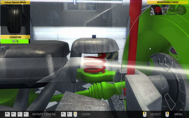 Spring change is connected with disassembling of the muffler. - Order 65 - Vulcan Spectre - Orders - Third garage - Car Mechanic Simulator 2014 - Game Guide and Walkthrough