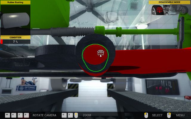 We need to lift the car to change the suspension arm. - Order 69 - Olsen Grand - Orders - Third garage - Car Mechanic Simulator 2014 - Game Guide and Walkthrough