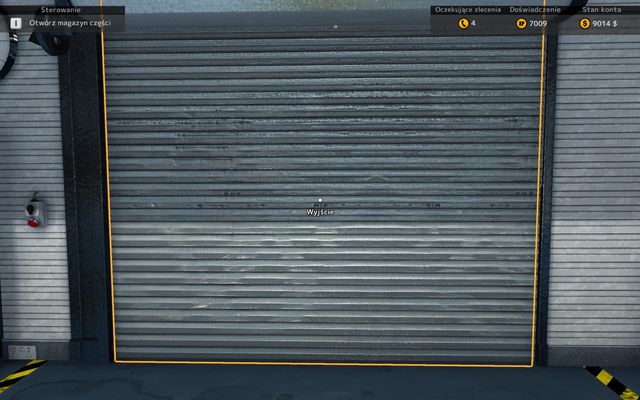 Two gates give you access to the test track, parking lot and auction center where you can buy damaged vehicles - Virtual walk through the garage - Car Mechanic Simulator 2015 - Game Guide and Walkthrough