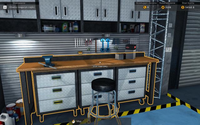 Repairs are done here. - Repairing worn parts - Car Mechanic Simulator 2015 - Game Guide and Walkthrough