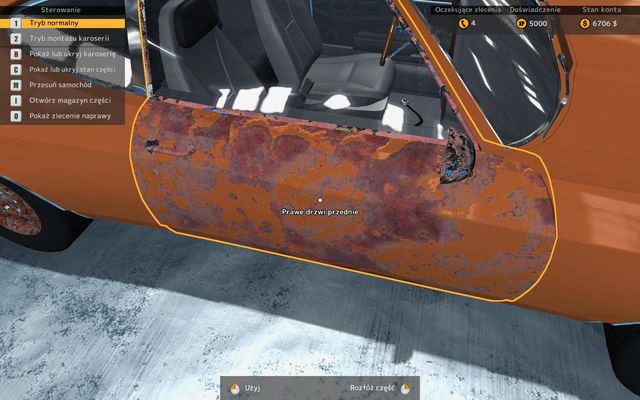 It seems rather obvious that door must be changed. - Changing body parts - Basic renovation operations - Car Mechanic Simulator 2015 - Game Guide and Walkthrough