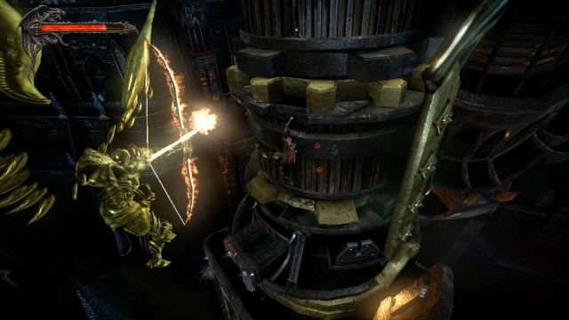 Watch out while climbing - getting hit by some mechanisms will drop you down. - Prologue - Castle Siege - The Main Campaign - walkthrough - Castlevania: Lords of Shadow 2 - Game Guide and Walkthrough