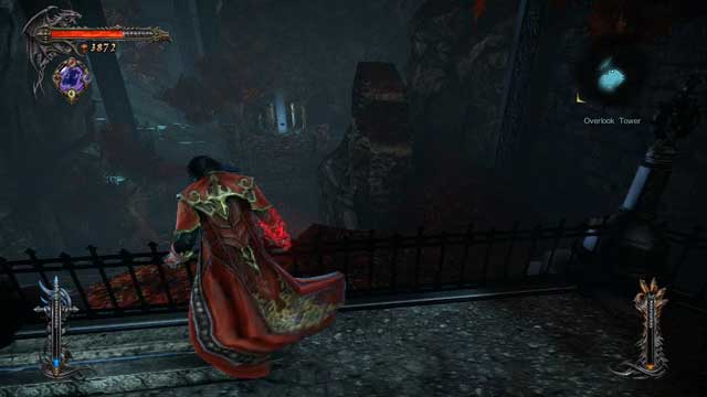 In the distance theres another Pain Box unavailable to you at this moment. - Mission 7 - Pieces of a Mirror - The Main Campaign - walkthrough - Castlevania: Lords of Shadow 2 - Game Guide and Walkthrough