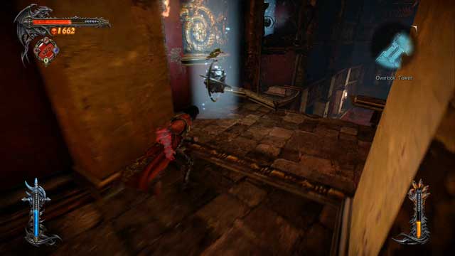 Two Pain Boxes - the farther one is inaccessible to you. - Mission 7 - Pieces of a Mirror - The Main Campaign - walkthrough - Castlevania: Lords of Shadow 2 - Game Guide and Walkthrough