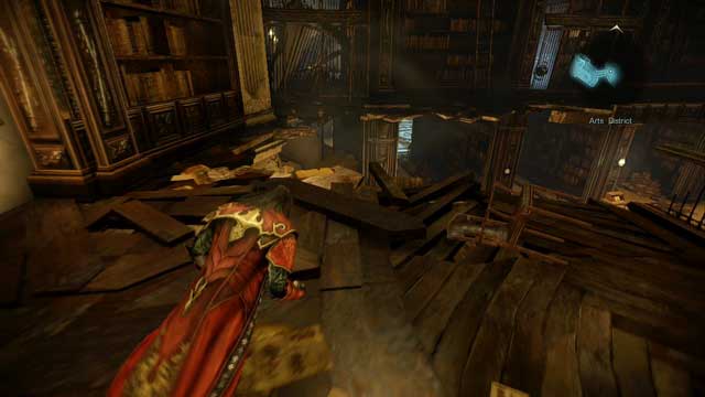 Another inaccessible Pain Box in the distance. - Mission 8 - The Hooded Man - The Main Campaign - walkthrough - Castlevania: Lords of Shadow 2 - Game Guide and Walkthrough