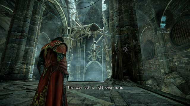 Climb up the pillar to the right. - Mission 8 - The Hooded Man - The Main Campaign - walkthrough - Castlevania: Lords of Shadow 2 - Game Guide and Walkthrough