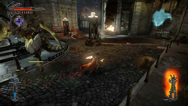 Horned Demon - a new enemy, resembling one of the bosses. - Mission 8 - The Hooded Man - The Main Campaign - walkthrough - Castlevania: Lords of Shadow 2 - Game Guide and Walkthrough