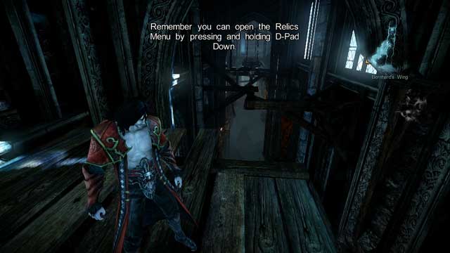 A Pain Box visible in the distance. - Mission 1 - Bioquimek Corporation - Gems - First pass - Castlevania: Lords of Shadow 2 - Game Guide and Walkthrough