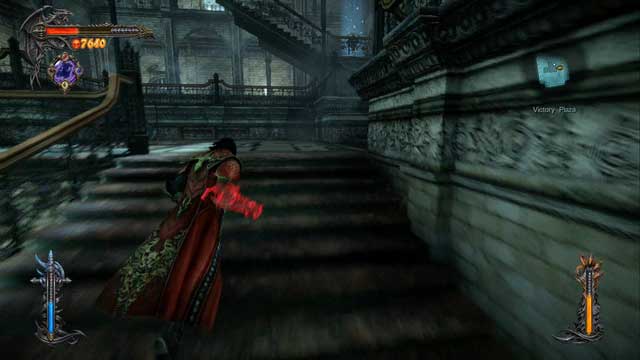 Notice a Pain Box in the distance. - Mission 6 - The Antidote II - Gems - First pass - Castlevania: Lords of Shadow 2 - Game Guide and Walkthrough