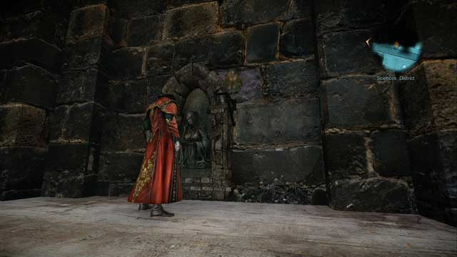 Keyhole located in the station from where the train left. - Mission 4 - Next Stop: Castlevania - Piles of Sacrifice and Dungeon Keys - First pass - Castlevania: Lords of Shadow 2 - Game Guide and Walkthrough