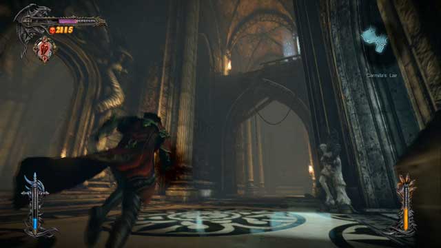 A Pile of Sacrifice visible on the upper level. - Mission 5 - The Blood Curse - Piles of Sacrifice and Dungeon Keys - First pass - Castlevania: Lords of Shadow 2 - Game Guide and Walkthrough