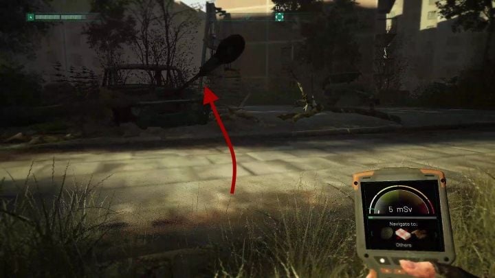 Follow the its back section and you will find the entrance - Chernobylite: Mysterious Informator - walkthrough - Main missions - Chernobylite Guide