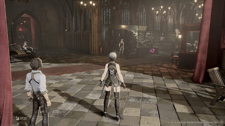 After defeating the first tutorial boss, you reach the Home Base - Where can I improve equipment in Code Vein? - FAQ - Code Vein Guide