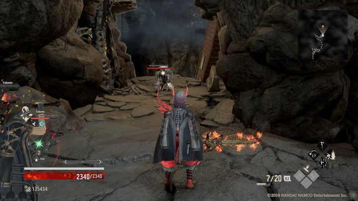 Walk straight ahead and you will see a kneeling opponent - Provisional Government Outskirts | Code Vein Walkthrough - Area K-11 - Code Vein Guide
