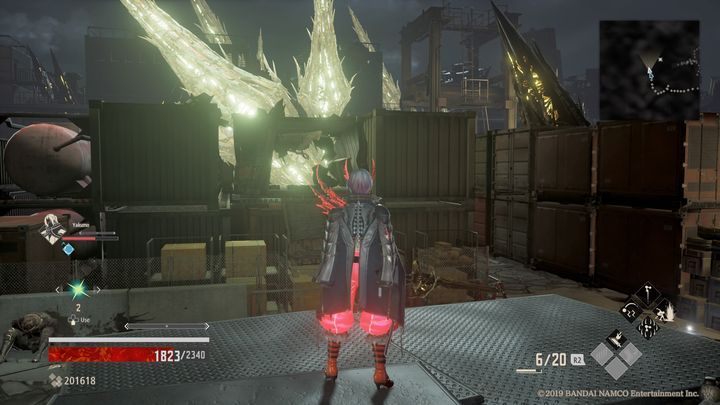 Jump lower and on the right you will find Inhibit Cartridge - Provisional Government Outskirts | Code Vein Walkthrough - Area K-11 - Code Vein Guide