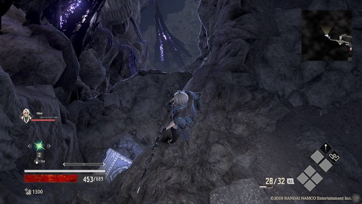 Come closer to the edge - there is a place where you can safely jump - Ruined City Underground part 1 | Code Vein Walkthrough - Area D-12 - Code Vein Guide