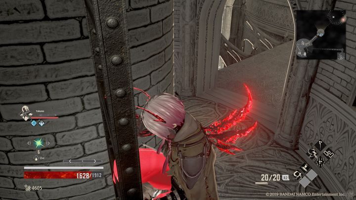The path to the passage will guide you to the next paths - Cathedral Perimeter | Code Vein Walkthrough - Area F-15 - Code Vein Guide