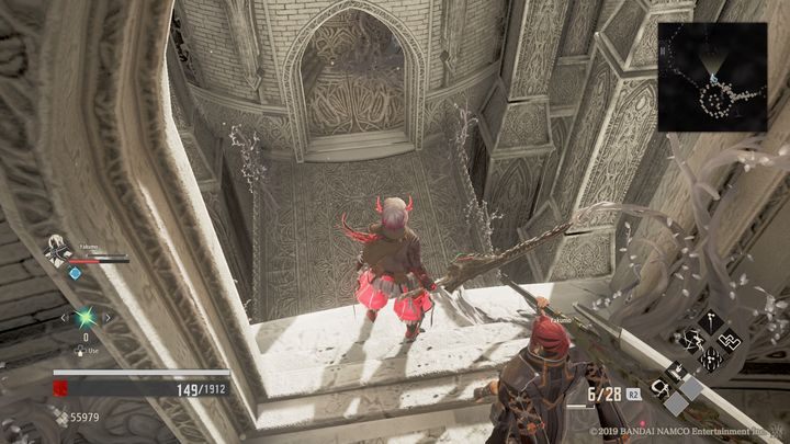 The second road leads to Rotten Mistle - Cathedral Perimeter | Code Vein Walkthrough - Area F-15 - Code Vein Guide