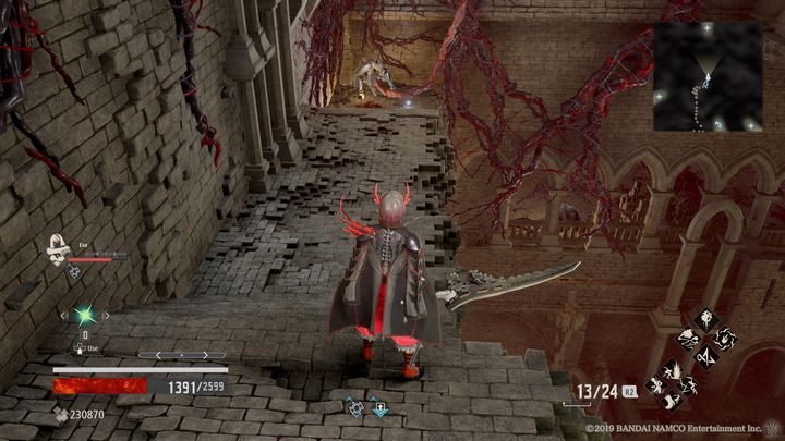 You will find Solid Loss Crystal (M) - Provisional Government Center | Code Vein Walkthrough - Area J-11 and endings - Code Vein Guide