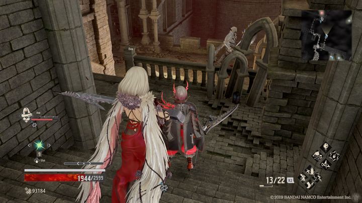 There is another patrol at the bottom - Provisional Government Center | Code Vein Walkthrough - Area J-11 and endings - Code Vein Guide