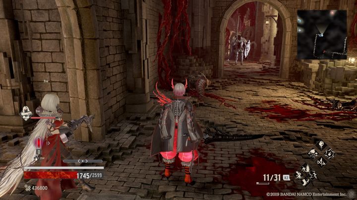 Next, you will find a group of opponents - try to lure them out one by one - Provisional Government Center | Code Vein Walkthrough - Area J-11 and endings - Code Vein Guide