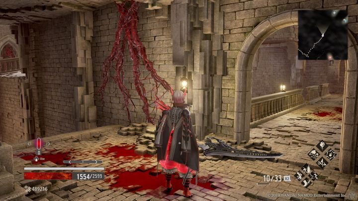 Move forward (there is nothing on the left) - Provisional Government Center | Code Vein Walkthrough - Area J-11 and endings - Code Vein Guide