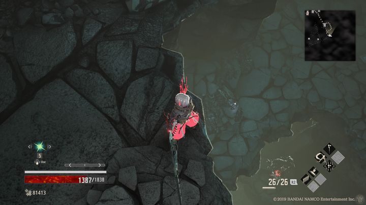 As you leave the room, turn left and jump lower - Military Storehouse | Code Vein Walkthrough - Memories of... - Code Vein Guide