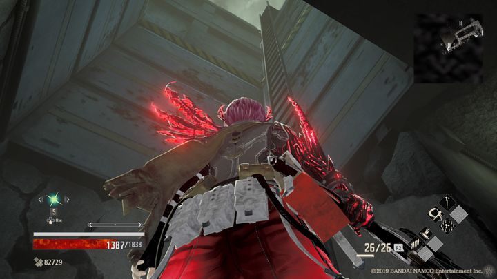 There climb up another ladder, at the very top pick up Pure Blood - Military Storehouse | Code Vein Walkthrough - Memories of... - Code Vein Guide