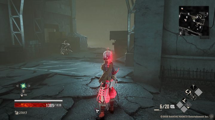 On the left there is an entrance to a building guarded by two dogs and one enemy of the Lost - Military Storehouse | Code Vein Walkthrough - Memories of... - Code Vein Guide