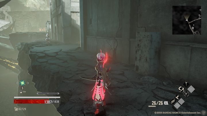 Go further ahead, you will see an enemy spitting fire there - Military Storehouse | Code Vein Walkthrough - Memories of... - Code Vein Guide